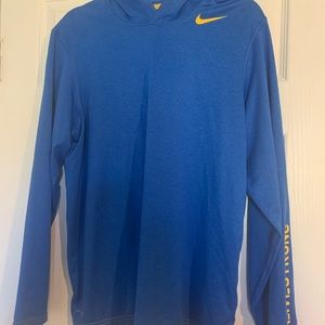 Long sleeve hooded nike dri fit